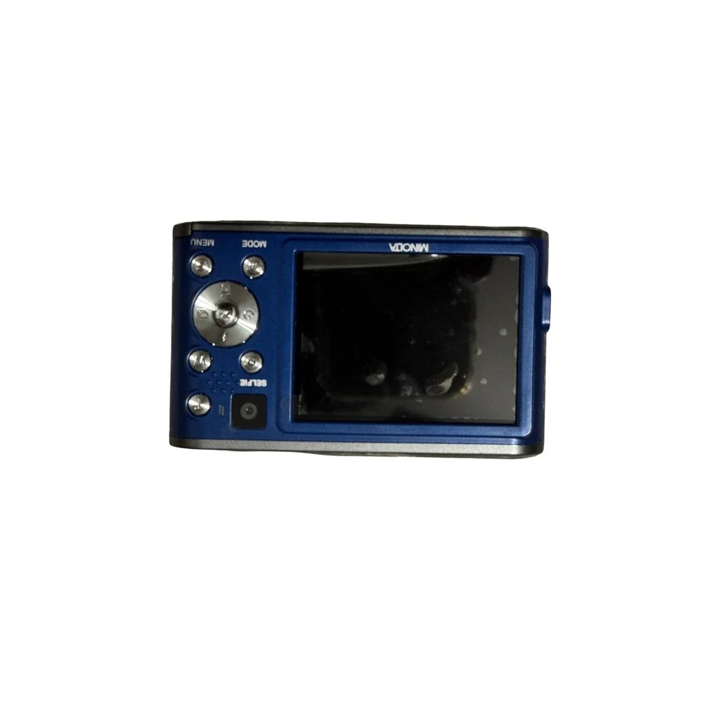 Minolta MND23 48MP Digital Camera 4K Ultra HD Selfie Lens Blue 32GB Open Box